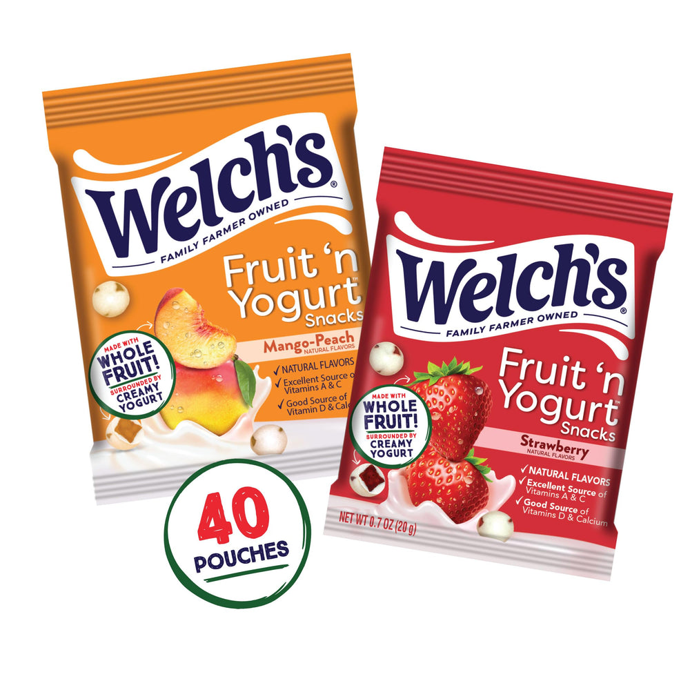 Welch's bocaditos dentro de lonchera escolar, ideal para meriendas equilibradas