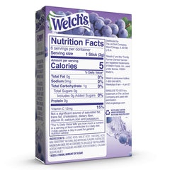 SINGLES TO GO! Welch's sobre abierto con polvo listo para mezclar rápido