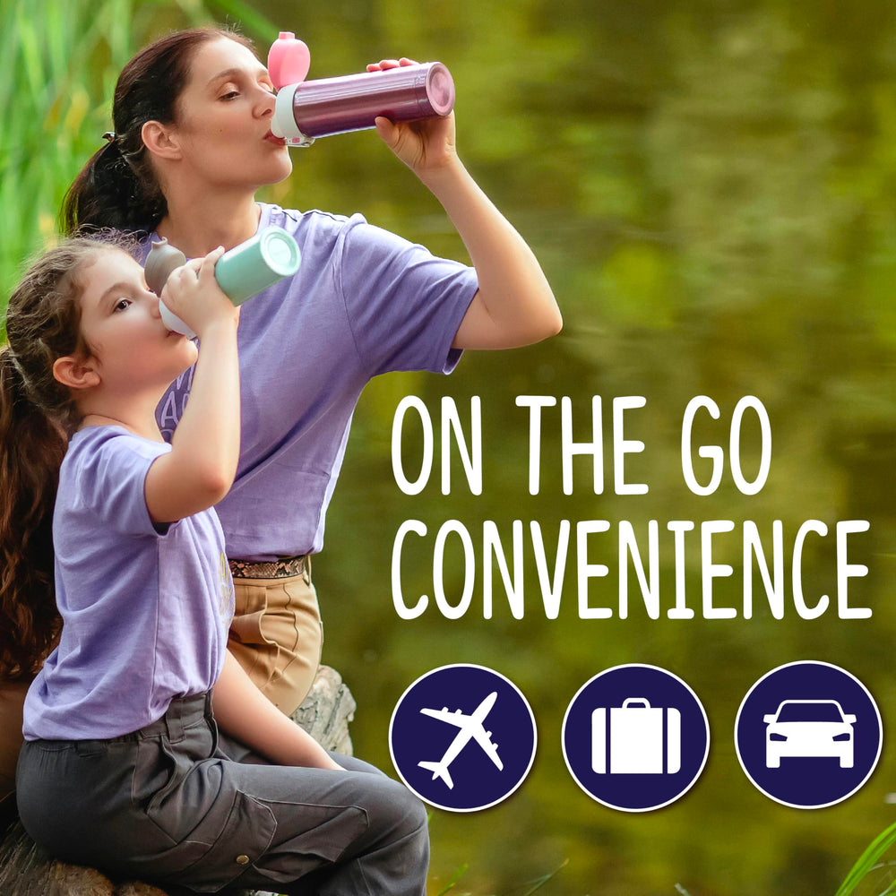 SINGLES TO GO! Welch's muestra tamaño del sobre junto a una mano práctica