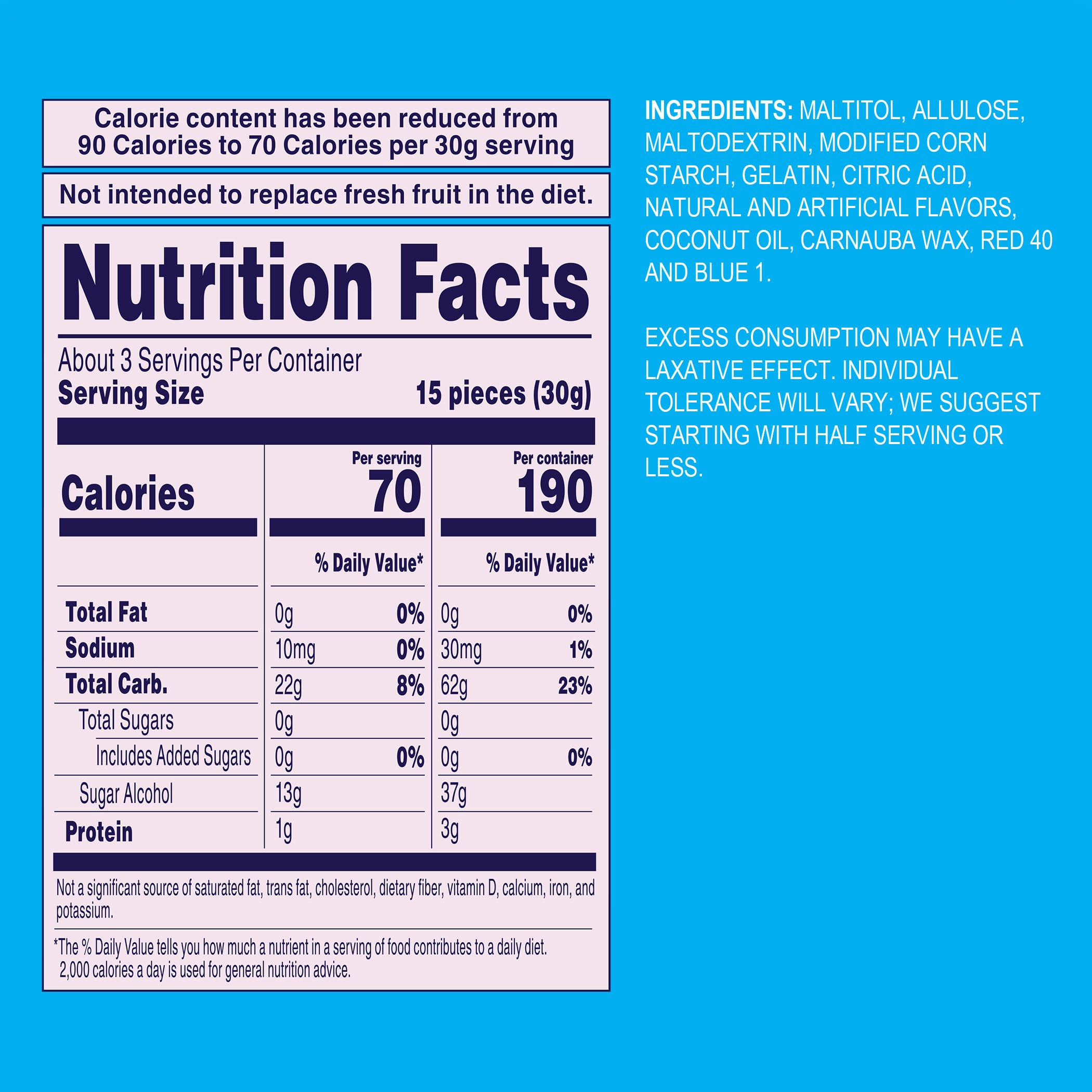 Welch's primer plano de la textura de los Fruity Bites, apariencia jugosa