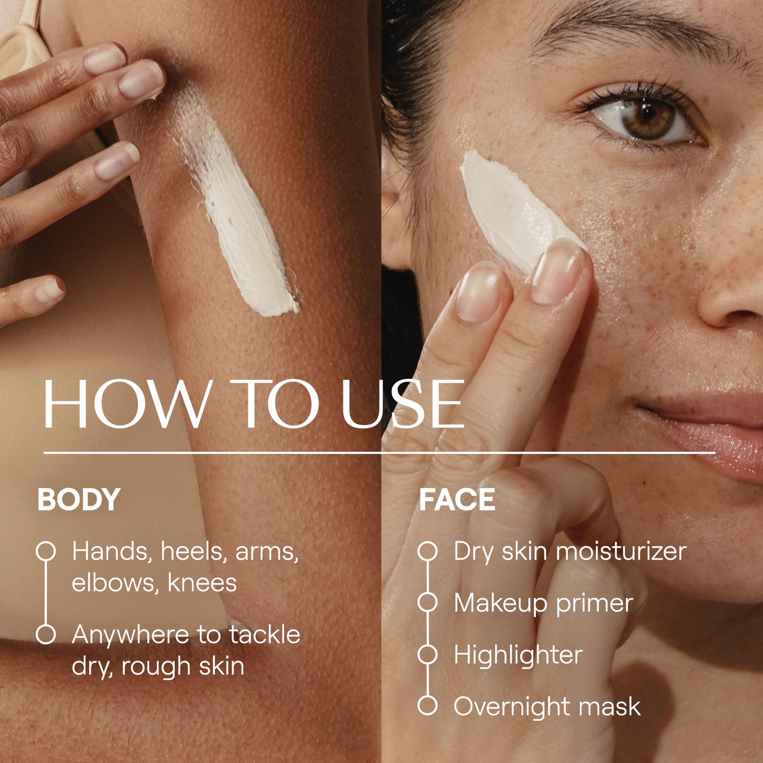 Weleda Skin Food comparado con mano para mostrar tamaño portátil