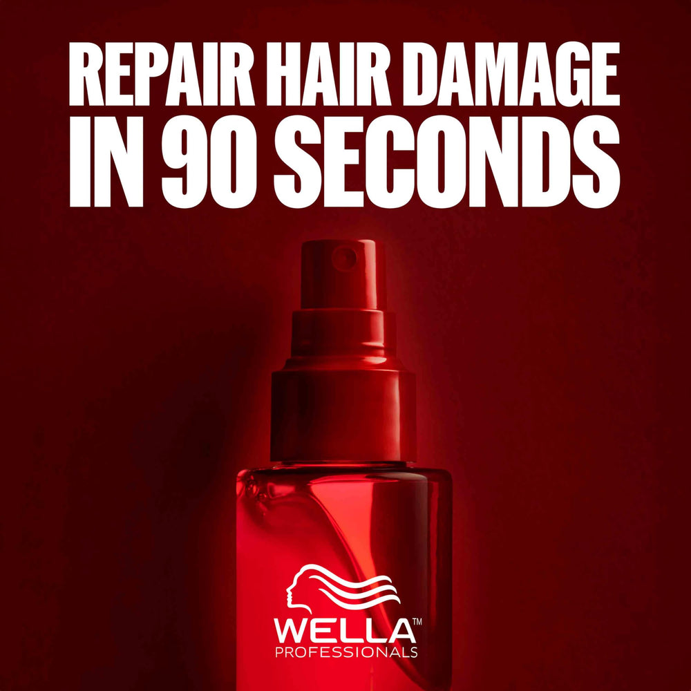 Wella Professionals rociado sobre cabello húmedo para desenredar y fortalecer