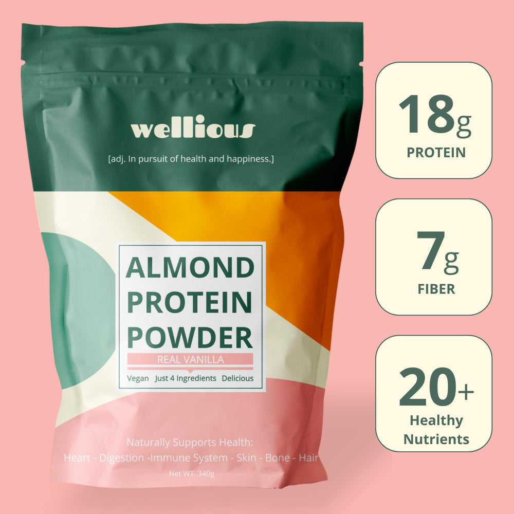 wellious batido cremoso en vaso listo para beber y nutrición rápida