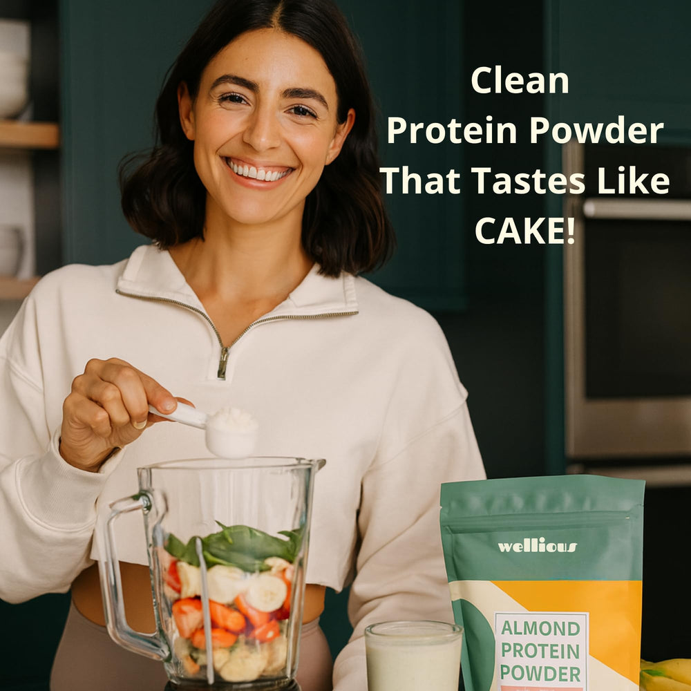 wellious muffins proteicos preparados con polvo para horneado nutritivo