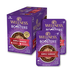 Wellness paquete frontal muestra el topper húmedo, mejora apetito