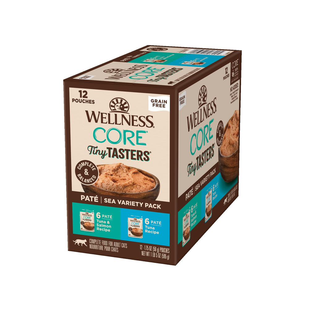 Wellness pack frontal del empaque mostrando variedad y conveniencia