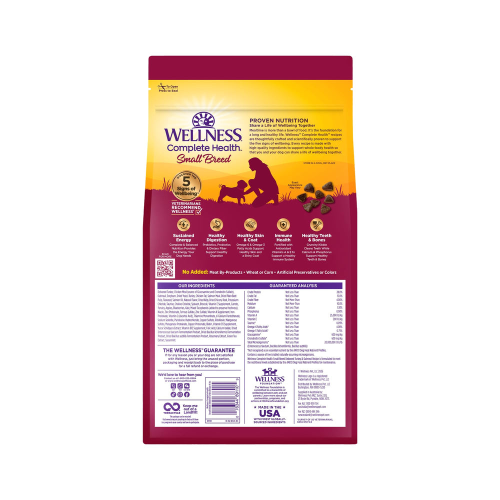 Wellness detalle de croqueta tamaño y forma, fácil de masticar
