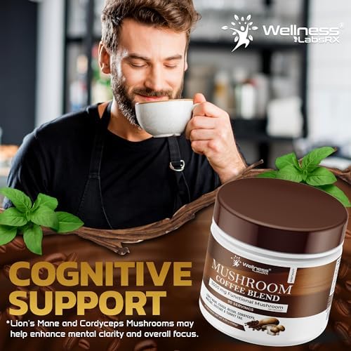 WELLNESS LABSRX comparativa de tamaño del envase indicando 90 porciones