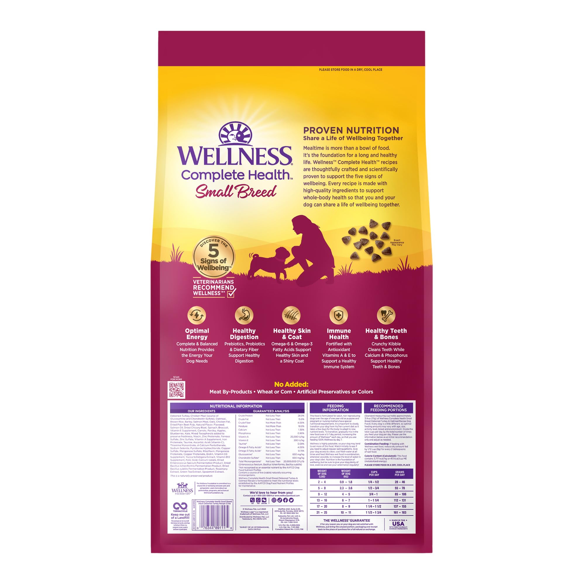 Wellness escena de hogar con perro y producto encaja en rutina diaria