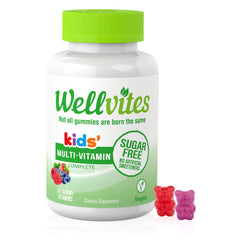 Wellvites frente del empaque mostrando 60 gomitas y beneficios claros