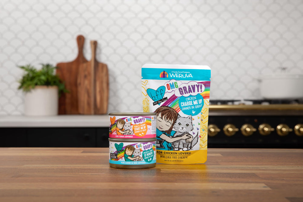 Weruva caja con 12 sobres lista para almacenamiento y uso doméstico