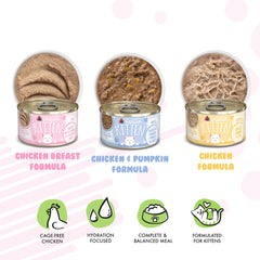 Weruva kitten pâté close-up highlighting smooth texture and protein