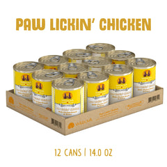 Weruva primer plano de pechuga de pollo visible, proteína natural apetecible