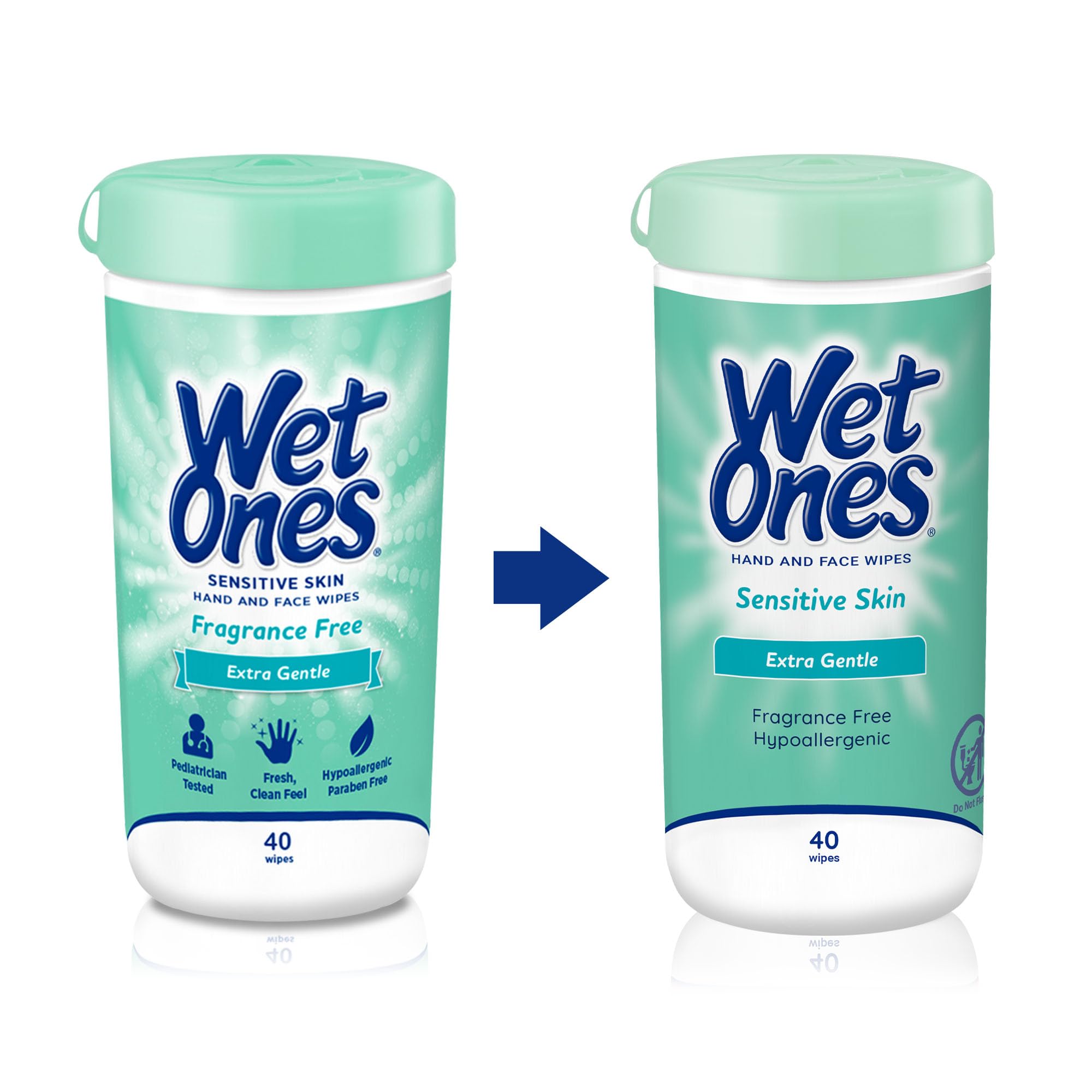 Wet Ones ingredientes aloe y pepino, efecto calmante y humectante