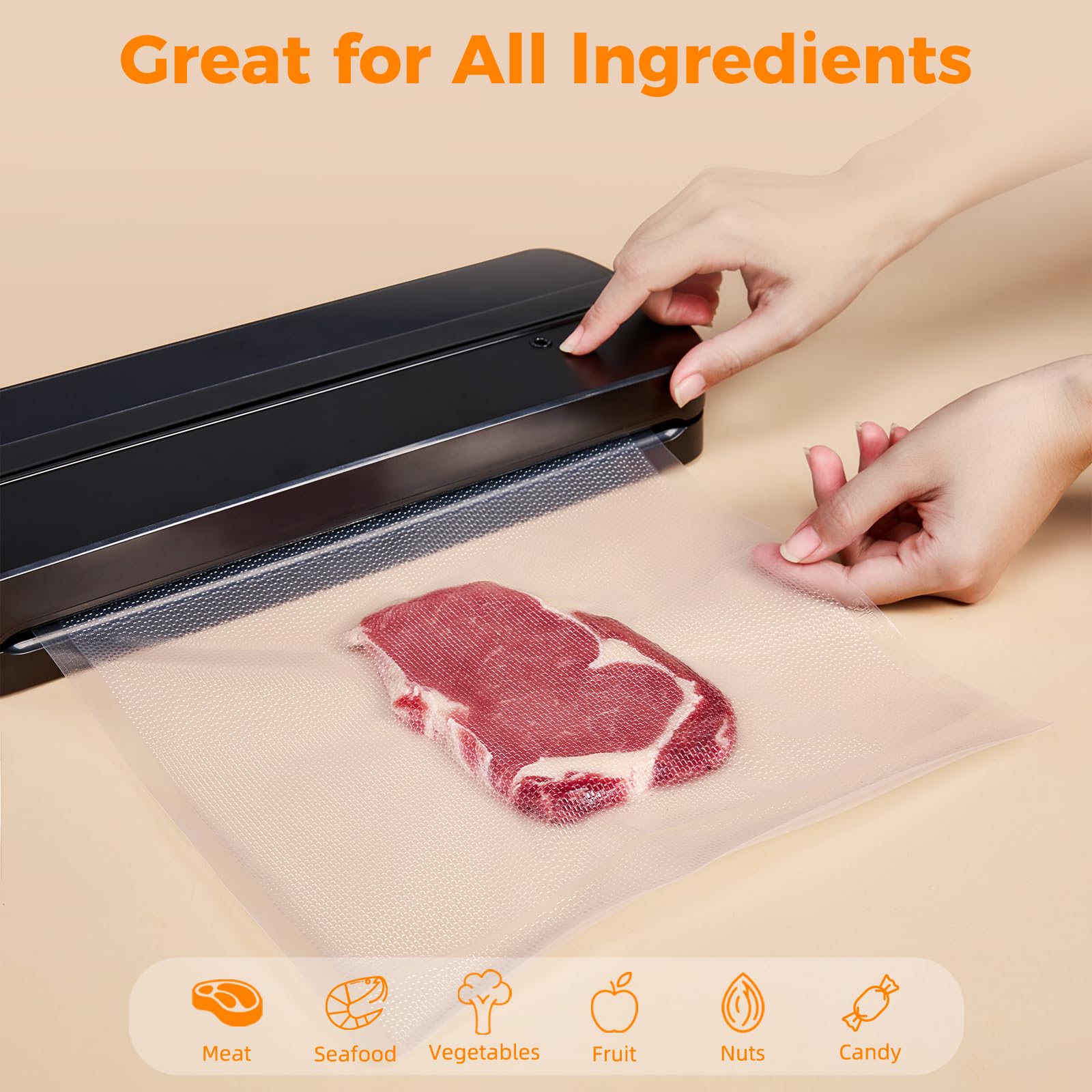 Wevac bolsas usadas para sous‑vide en cocina, seguridad y control de temperatura