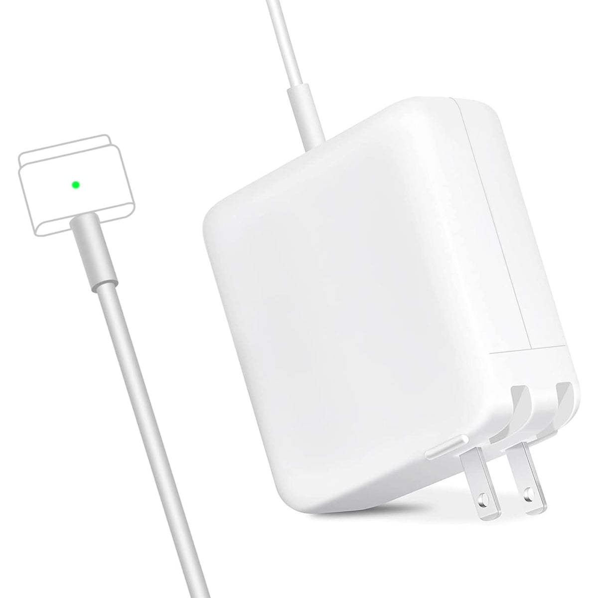 weyooin adaptador 85W frontal mostrando diseño y salida segura