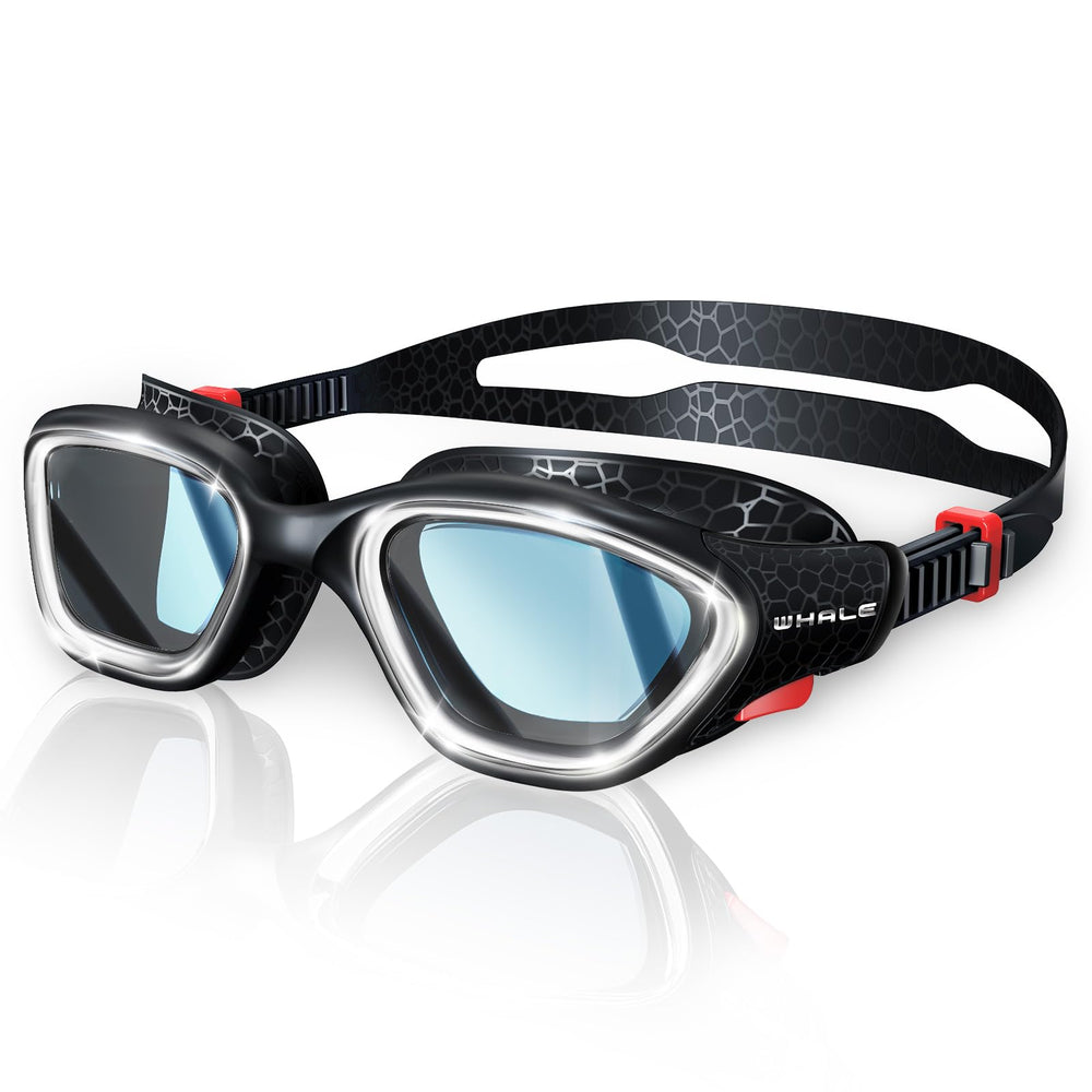 Whale gafas vista frontal mostrando diseño y protección UV