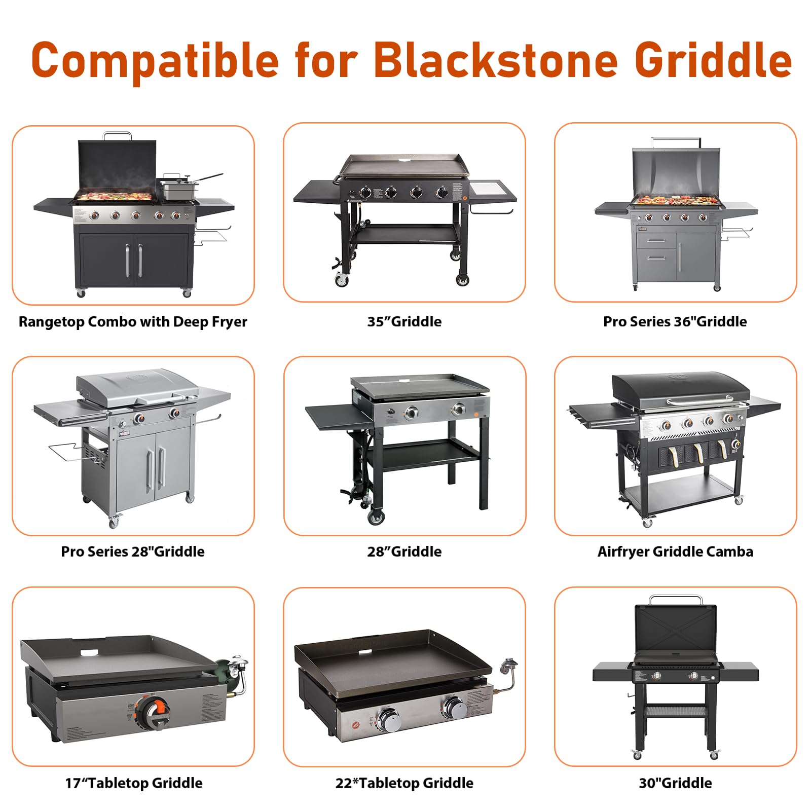 Whaleme forro colocado en griddle Blackstone capturando grasa y facilitando limpieza