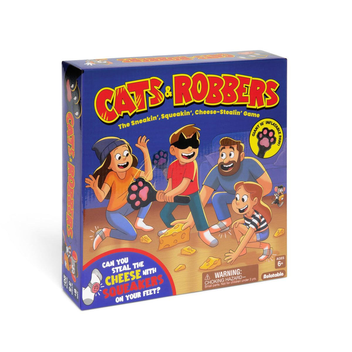 WHAT DO YOU MEME? caja del juego Cats and Robbers lista para abrir diversión inmediata