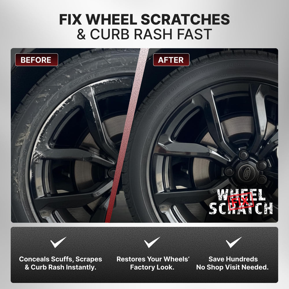 Wheel Scratch Fix: punta dual de la pluma aplicadora para precisión y control