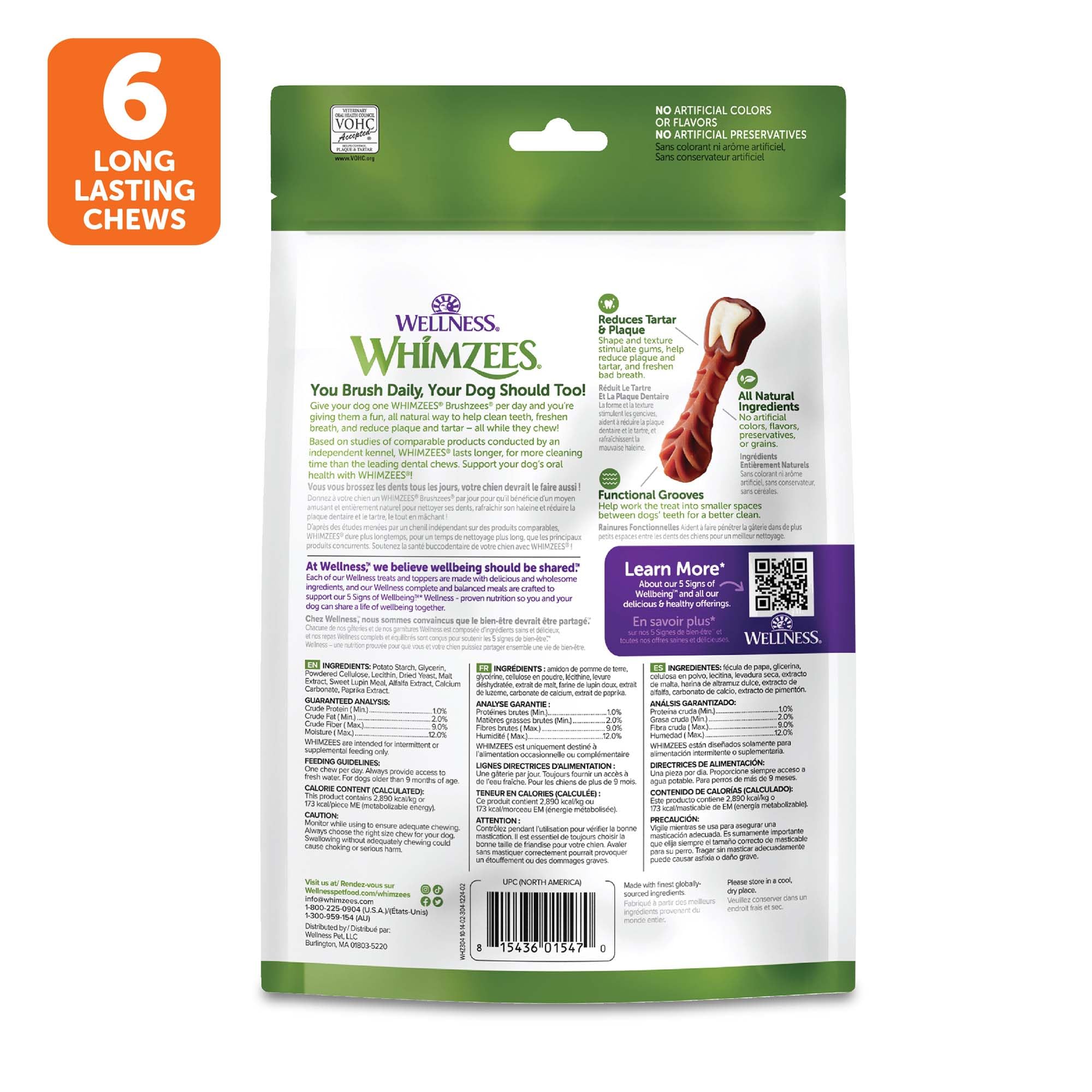 Whimzees en cocina familiar como snack diario para higiene bucal