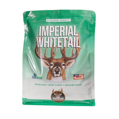 Whitetail Institute frente del empaque mostrando la bolsa y cobertura clara