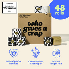 Who Gives A Crap primer plano textura 3 ply suave y resistente