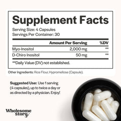 Wholesome Story etiqueta de ingredientes destacando proporción 40:1