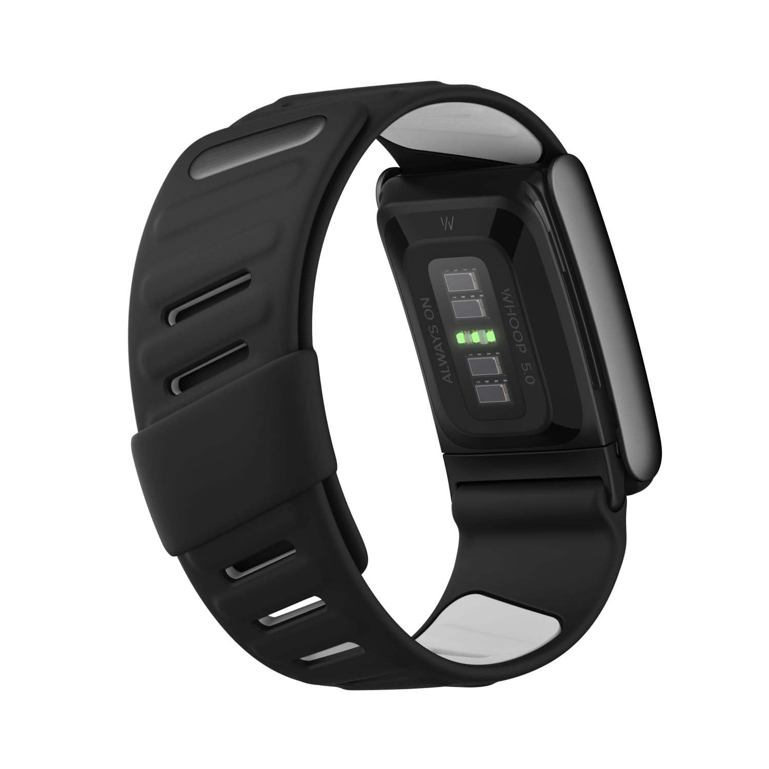 WHOOP cierre y etiqueta de SportFlex mostrando facilidad de limpieza y durabilidad
