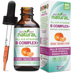 Why Not Natural frente del envase muestra fórmula completa B y beneficios