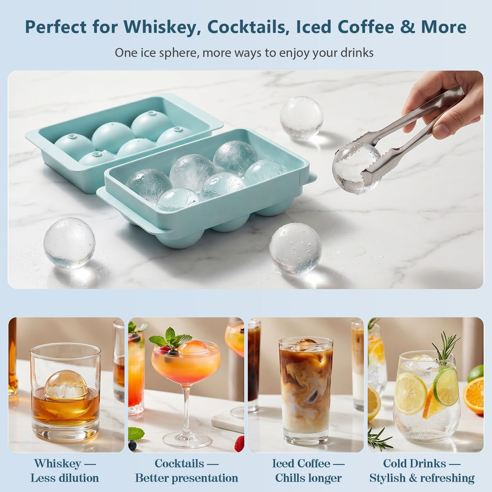 WIBIMEN pack de dos moldes en caja, regalo práctico para bartenders