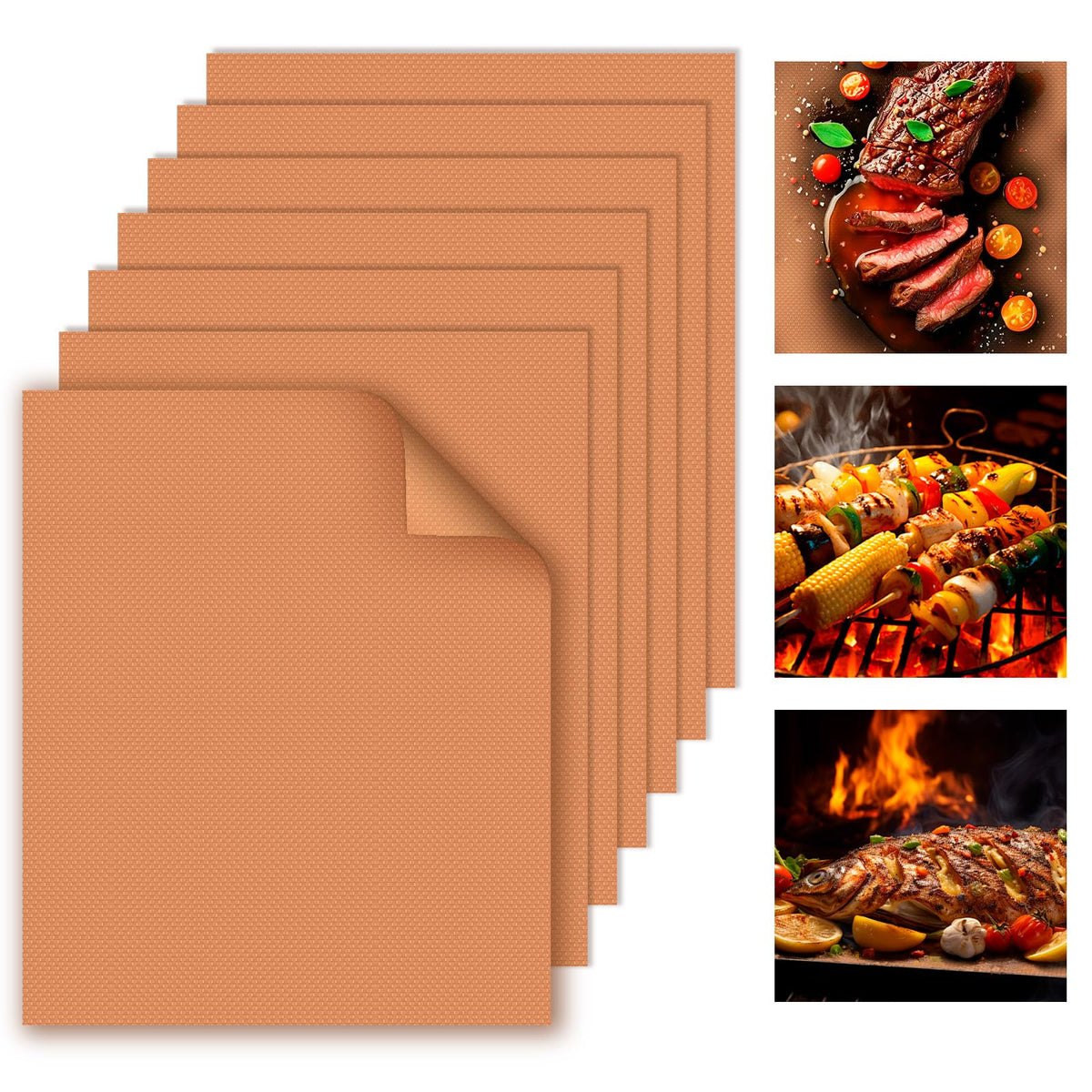WIBIMEN tapete frontal en empaque mostrando set de 7, limpieza rápida