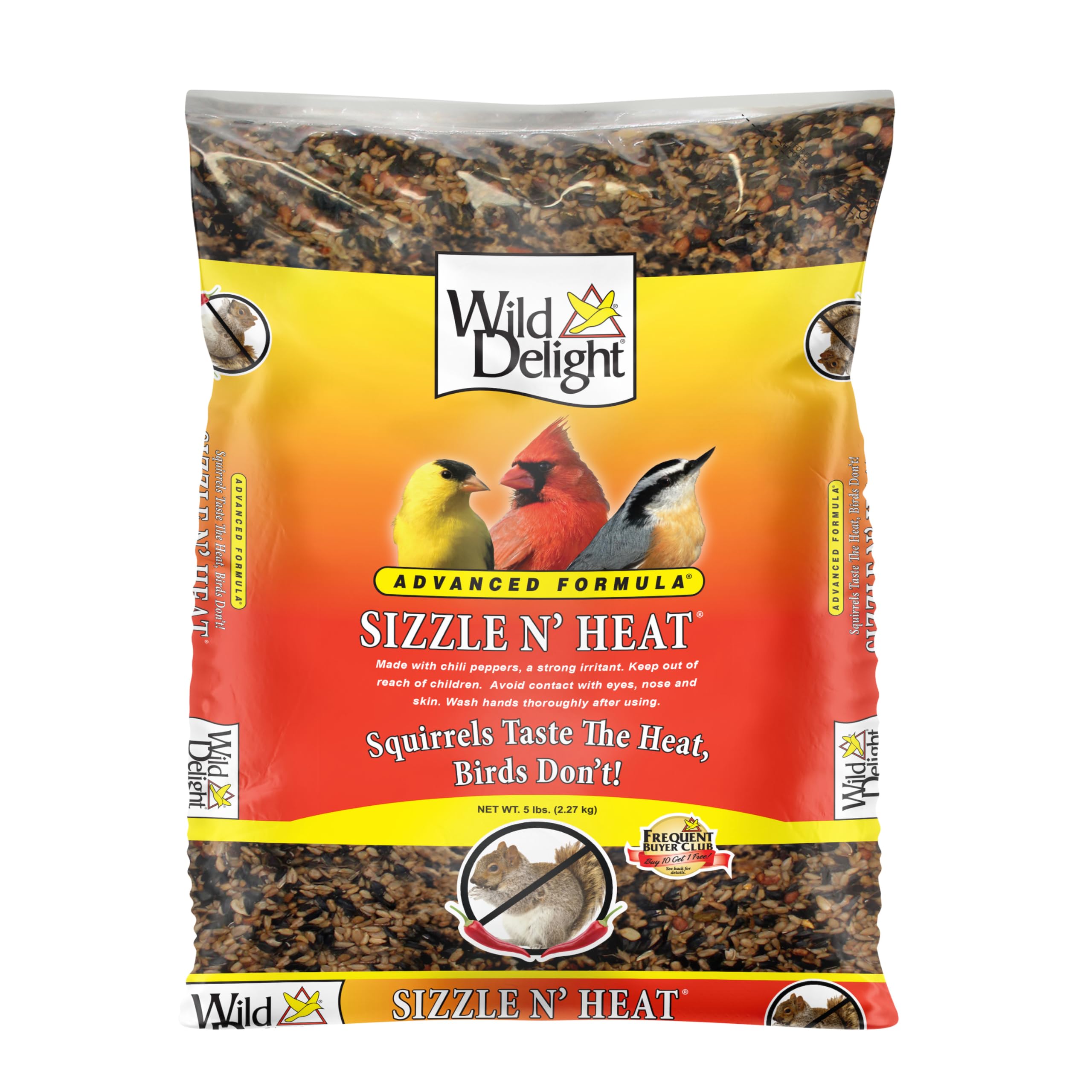 Wild Delight detalle de semillas y frutos secos que atraen aves