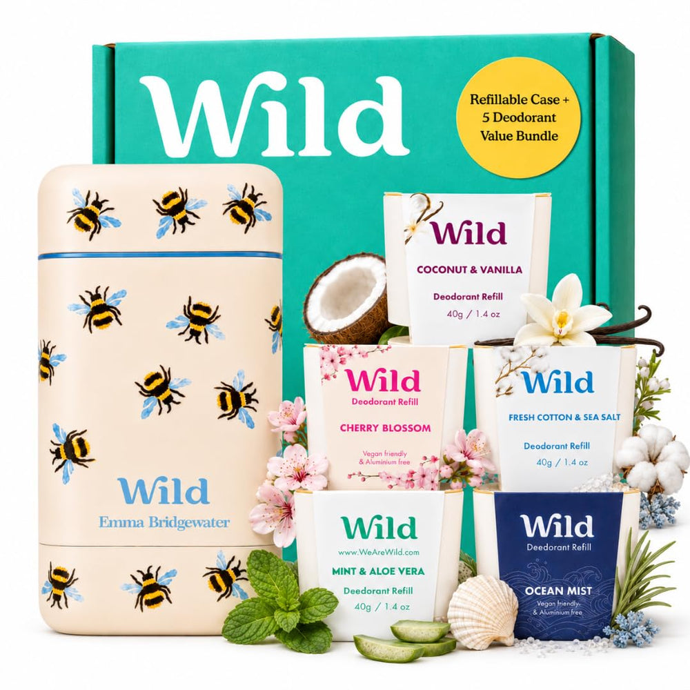 Wild estuche abeja frontal mostrando diseño reutilizable y durabilidad