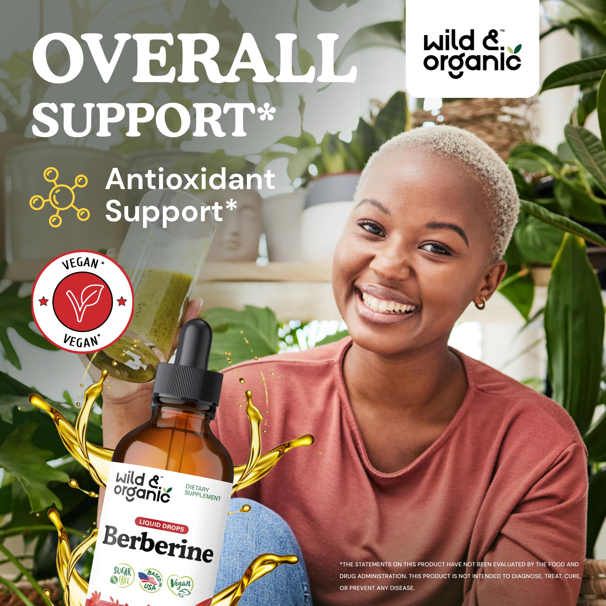 Wild & Organic detalle del cuentagotas para dosificación precisa