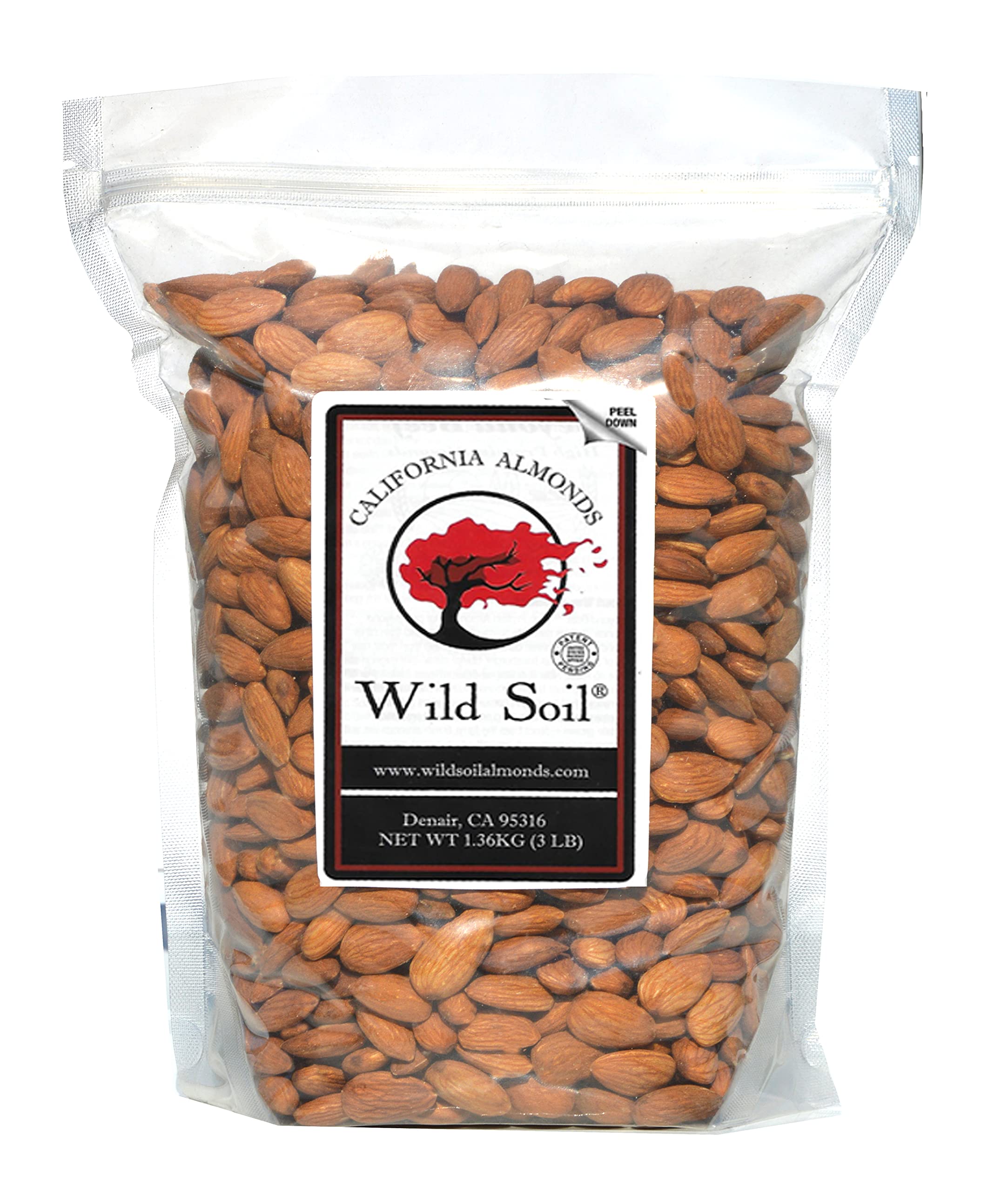 Wild Soil almendras en bol mostrando frescura y mejor proteína