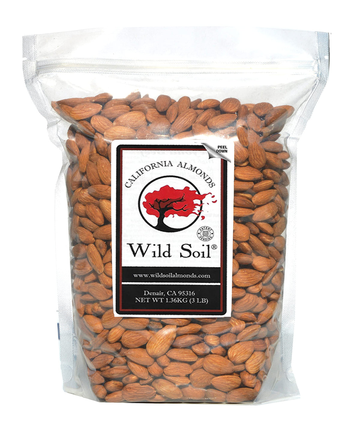 Wild Soil almendras en bol mostrando frescura y mejor proteína