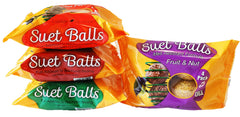 Wildlife Sciences front packaging showing 16 melt resistant suet balls and contents benefit