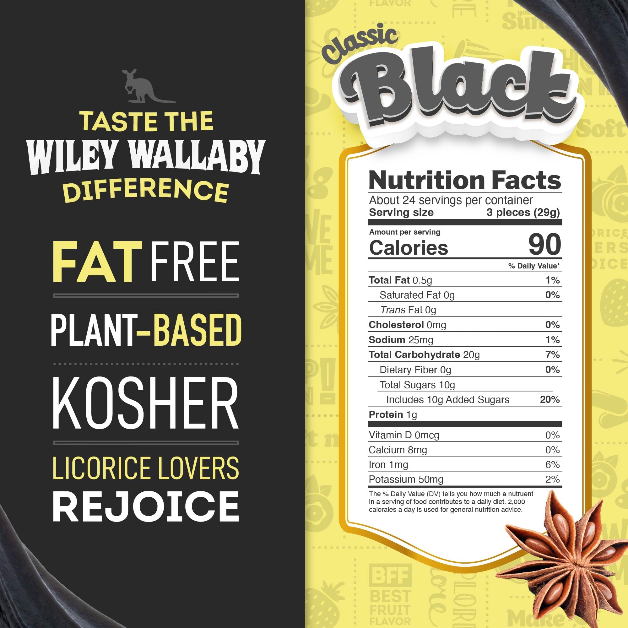 WILEY WALLABY detalle del cierre resellable para conservar frescura