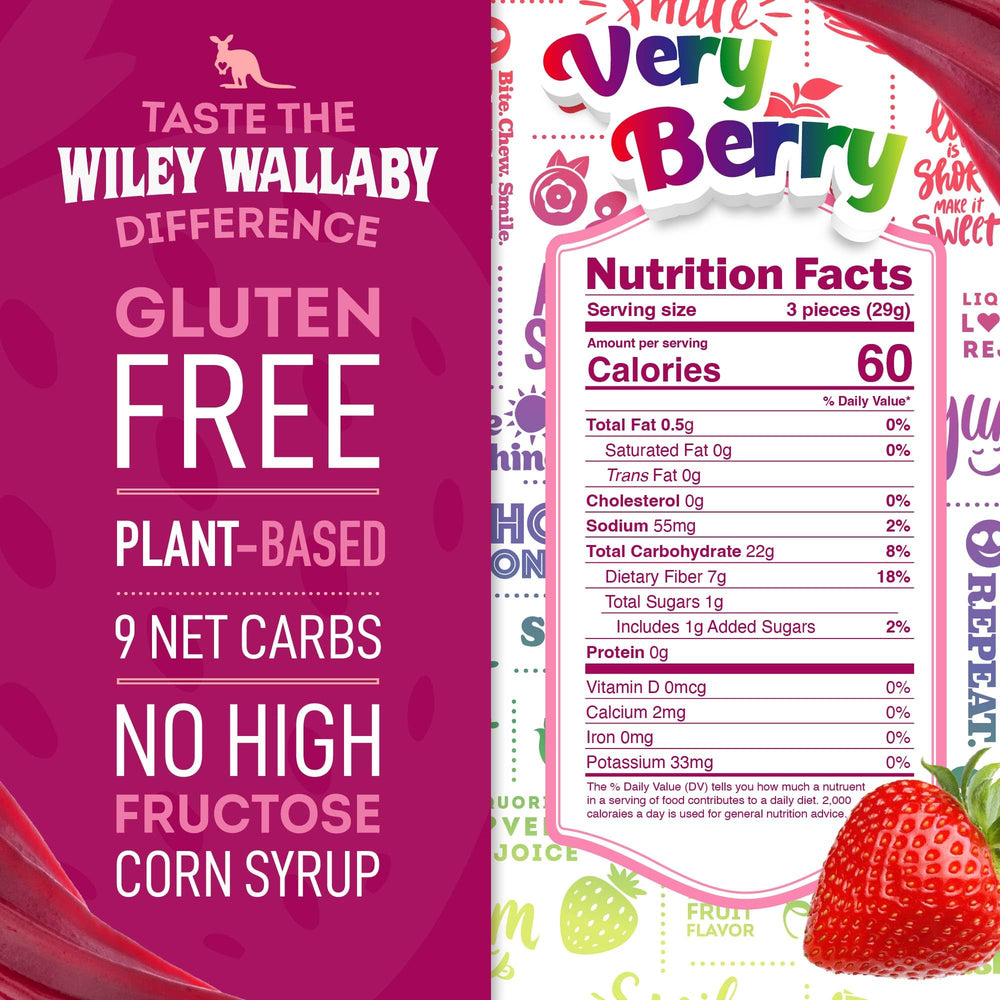 WILEY WALLABY detalle de la textura masticable del twist y atractivo