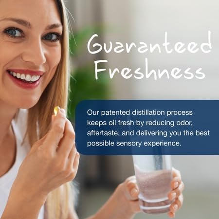 Wiley's Finest etiqueta nutricional visible con cantidades de EPA y DHA claras