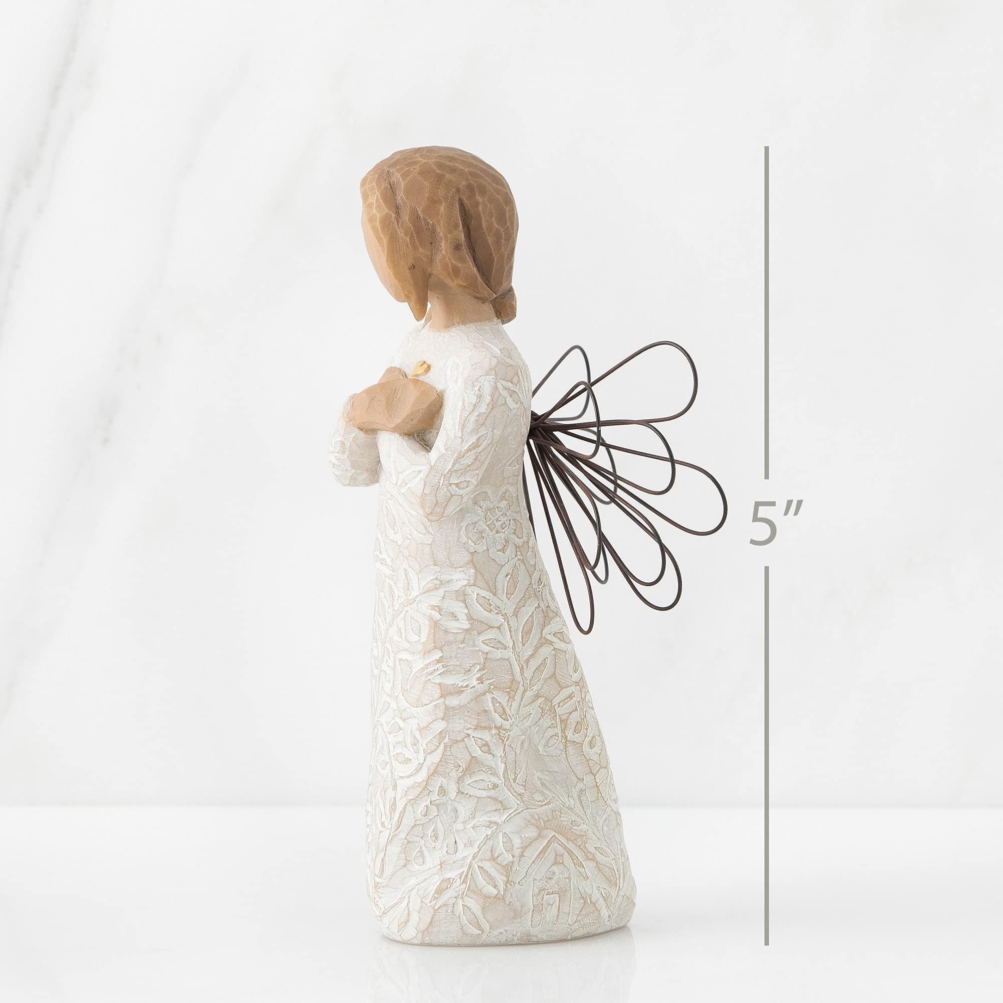Willow Tree detalle del vestido tallado con texturas artesanales