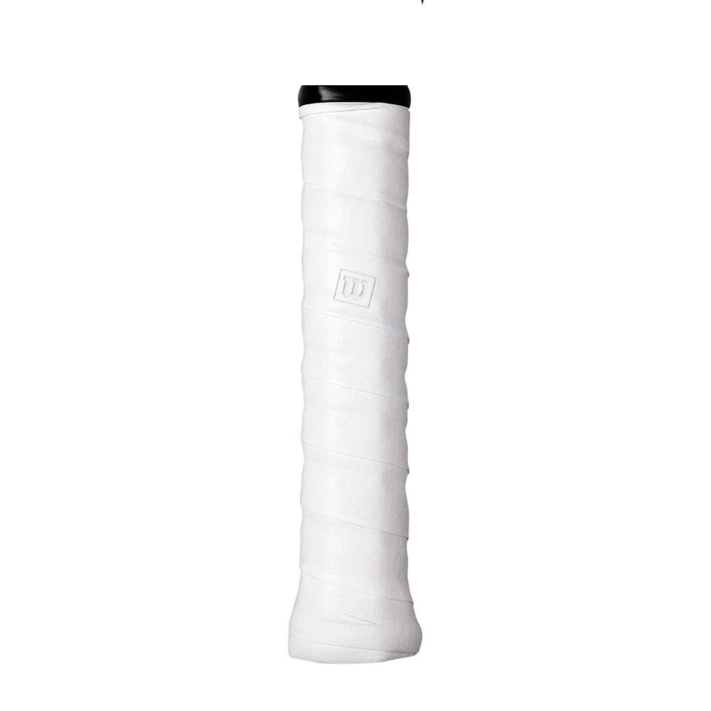 Wilson primer plano de textura del sobregrip que mejora agarre y absorbe sudor