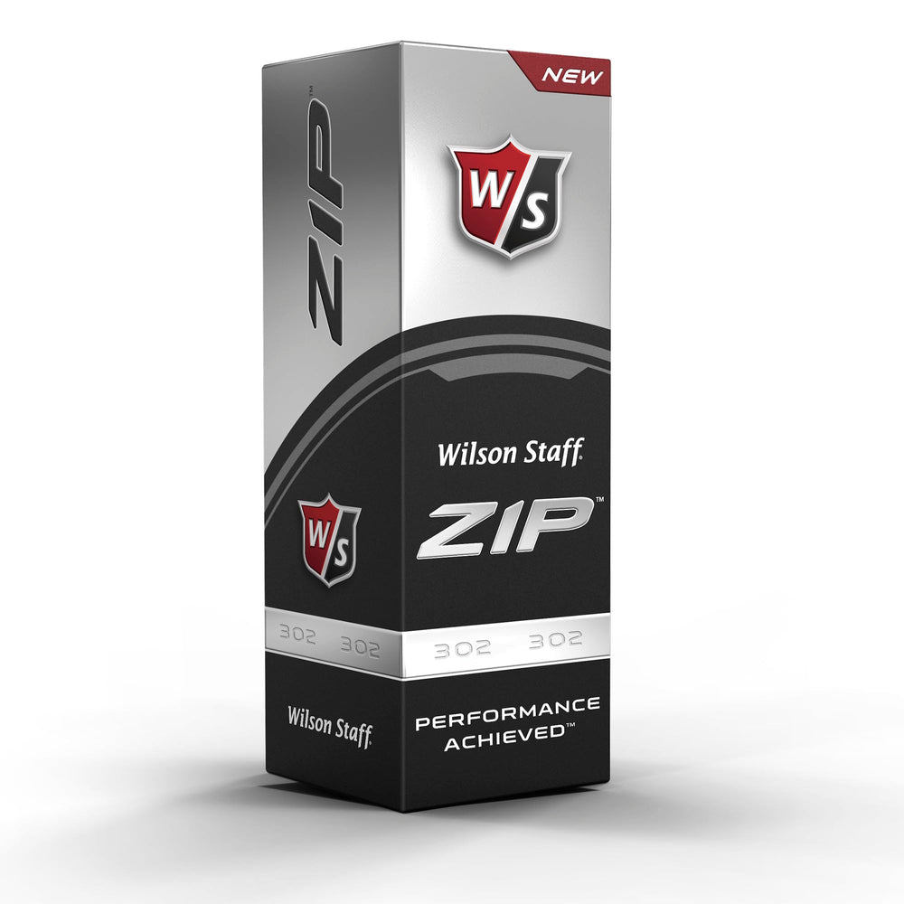 Wilson Staff Zip al lado de una mano para escala y beneficio de tamaño regulado