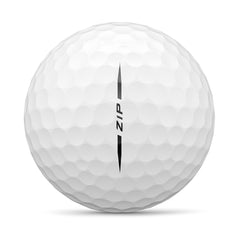 Wilson Staff Zip primer plano de la cubierta mostrando textura y beneficio de velocidad
