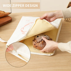 WiNDANCE hogaza de sourdough dentro de la bolsa conservando corteza