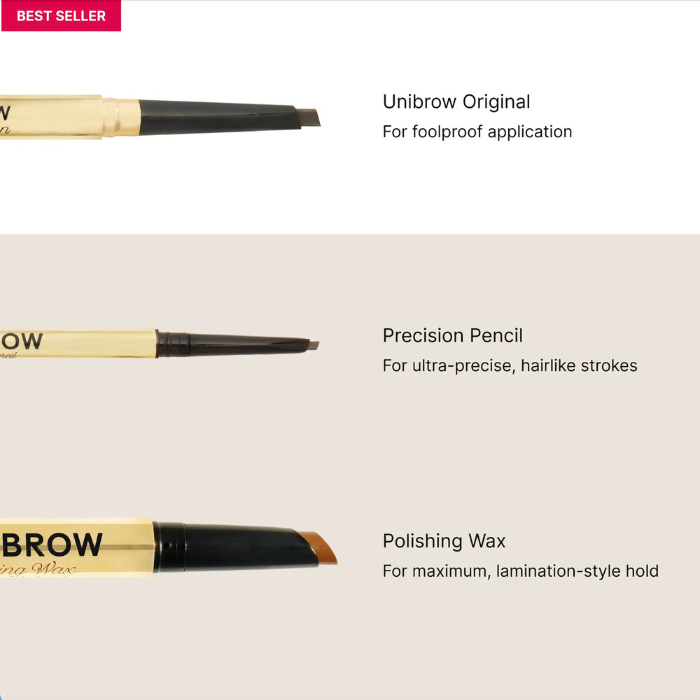 Winky Lux Uni-Brow aplicado en modelo castaña para cejas definidas y naturales
