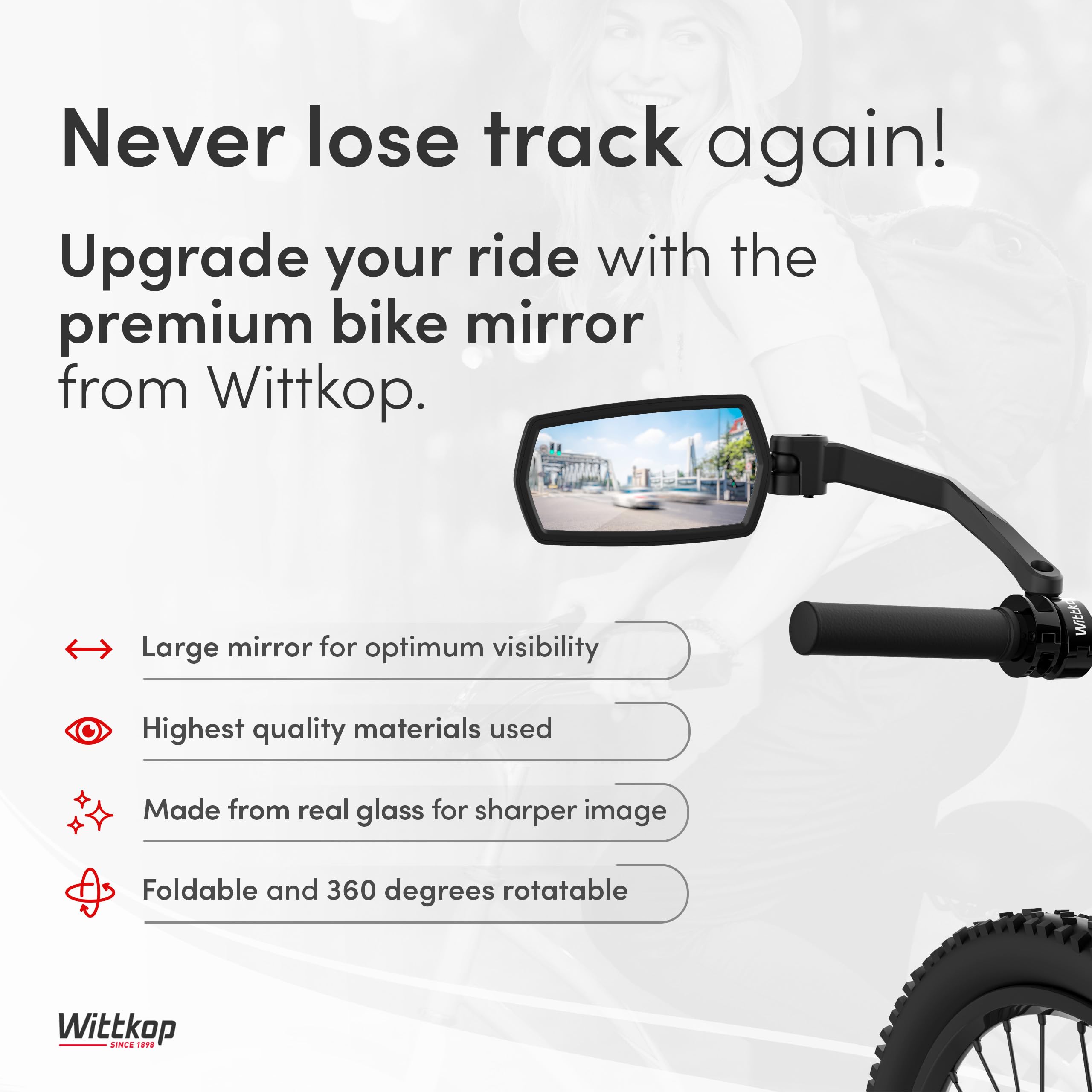 Wittkop detalle del cristal convexo con alta nitidez
