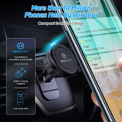 WixGear las cuatro placas metálicas incluidas, fáciles de colocar para compatibilidad universal