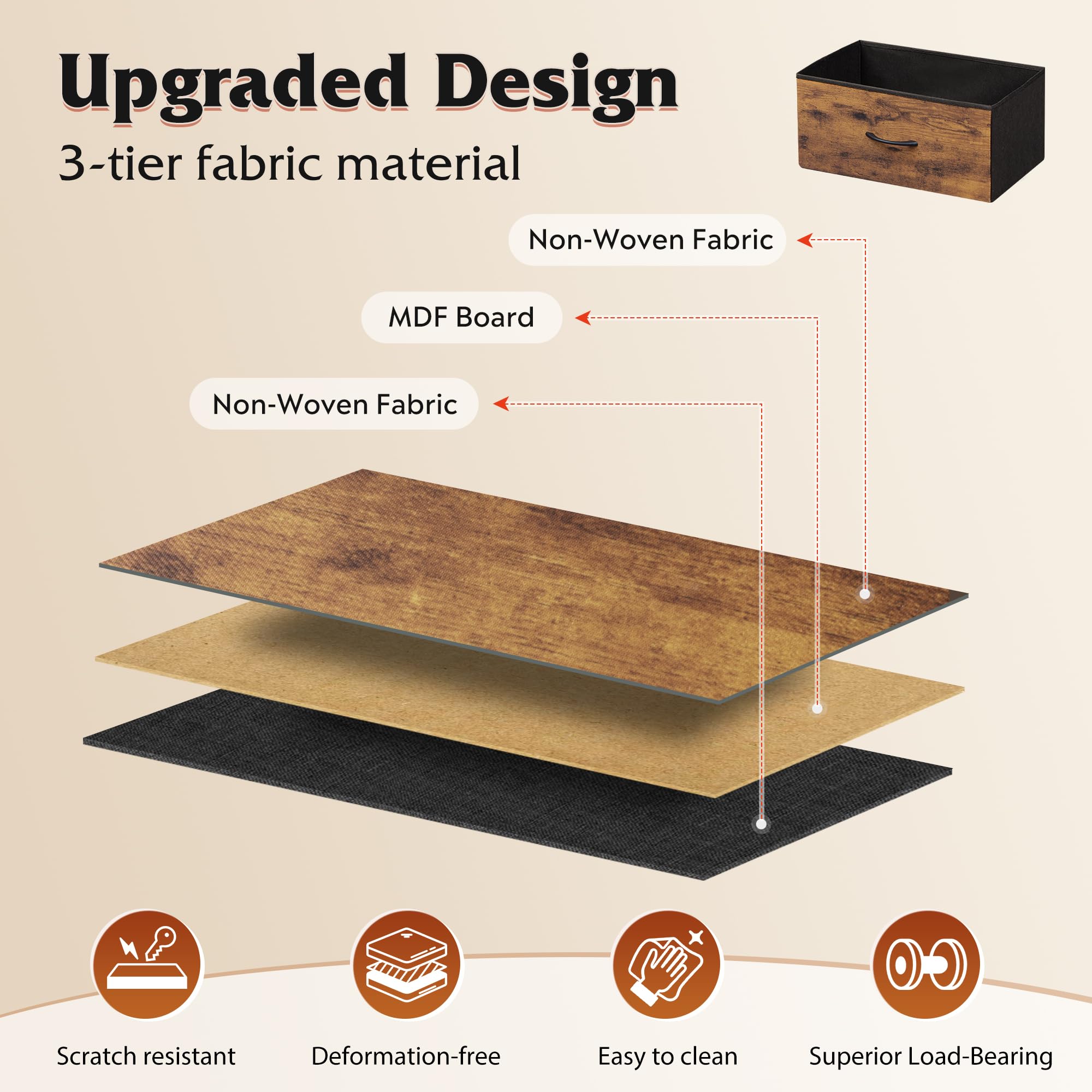WLIVE estructura metálica y patas ajustables para estabilidad y protección